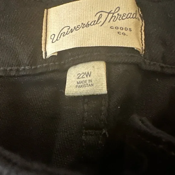 NWT Black High Rise Flare Jean - Picture 6 of 7